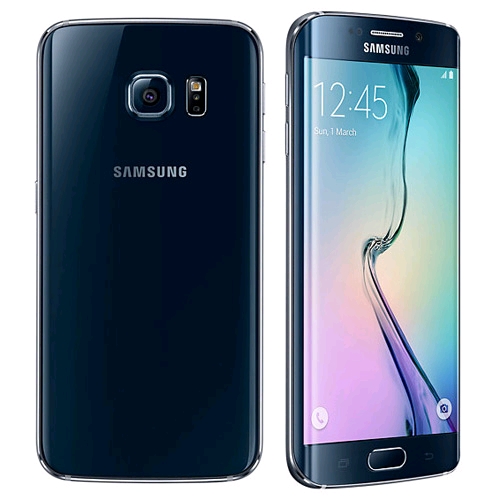 buy Cell Phone Samsung Galaxy S6 Edge SM-G925V 32GB - Black Sapphire - click for details
